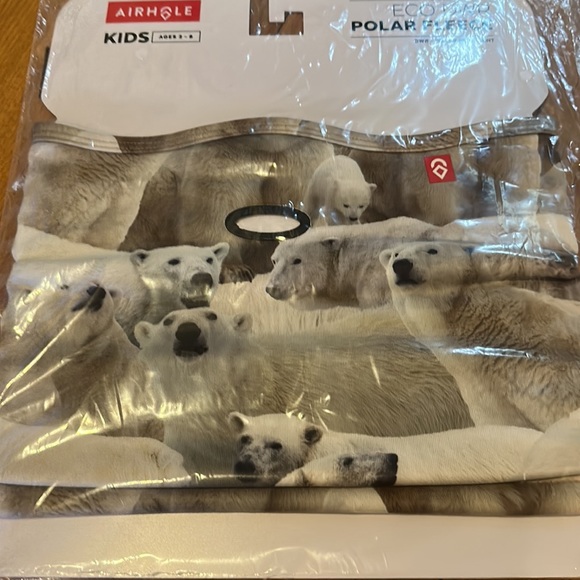 Balaclava Airhole Junior Balaclava Polar Fleece  Neck Gaiter polar bears - Picture 3 of 8